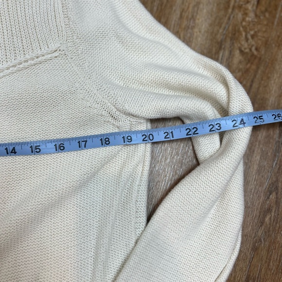 Talbots Anchor Pullover Cream Sweater
Womens Large Buttons Cozy Knit Cotton - Picture 10 of 11